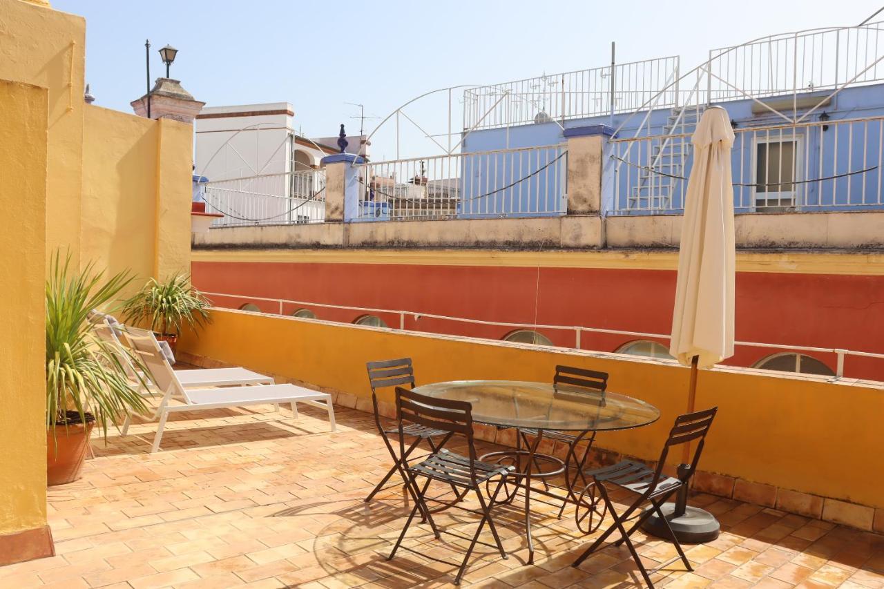 Ferienwohnung Fantastico Duplex Catedral, Terraza Privada Sevilla Exterior foto